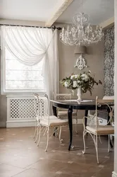 Curtains For The Kitchen In Neoclassical Style Photo