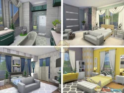 Sims-Тегі Жатын Бөлменің Интерьері