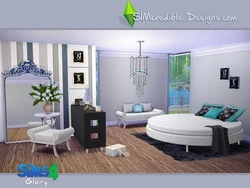 Bedroom interior in sims