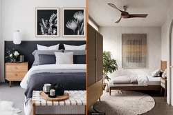 Japandi bedroom interior
