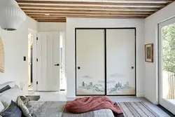 Japandi bedroom interior