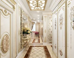 Hallway in baroque style photo