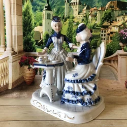 Figurines in the kitchen interior