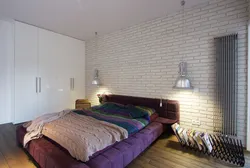 Yataq otağı dizaynı ağ kərpic