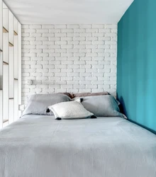 Bedroom Design White Brick