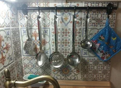 Surrey ceramic tiles in the kitchen interior