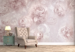 Обои бо peonies дар дохили хоб