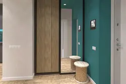 Бирюзовый цвет в прихожей фото