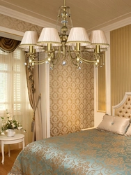 Classic chandelier for bedroom photo