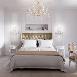 Classic chandelier for bedroom photo