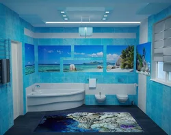 3D плиткалық фото ванна