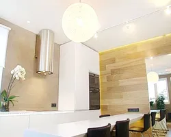 Круглая вытяжка для кухни фото в интерьере
