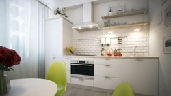 Kitchen interior with only lower cabinets photo