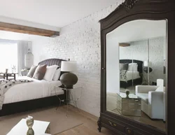 Floor Mirror In The Bedroom Photo