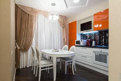 Kitchen design in a two-room apartment 7 m