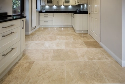 Marble porcelain tiles in the kitchen photo