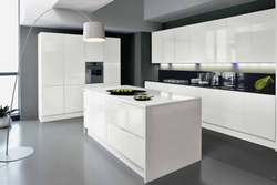 Interior handles of modern kitchens