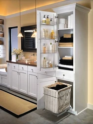 Storage system in the bathroom photo