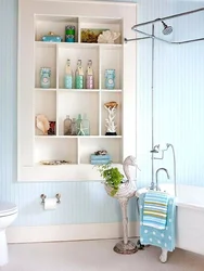 Storage system in the bathroom photo
