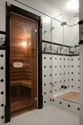 Bath design with sauna