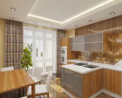 Фота аздаблення кухні гіпсакардон