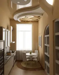 Photo of finishing the kitchen with plasterboard