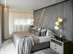 Bedroom design wall headboard