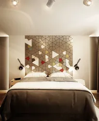 Bedroom design wall headboard