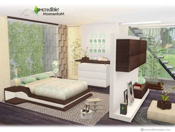 Sims 4 Дизайнындағы Жатын Бөлме