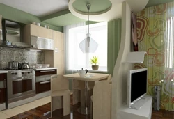 All photos of the studio kitchen in Khrushchev