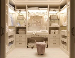Dressing room design for children's room