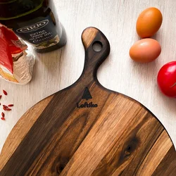 Cutting boards in the kitchen photo