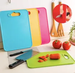 Cutting boards in the kitchen photo
