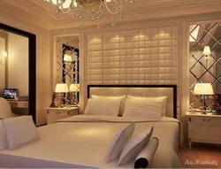 Bedroom interior with panels