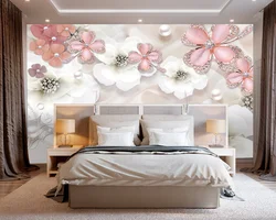 Bedroom interior with panels