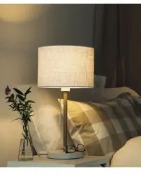Floor Lamps In The Bedroom Interior Photo