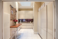 Kitchen in the hallway redevelopment design ideas
