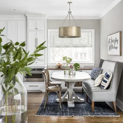 Kitchen Interior With Mini Sofa