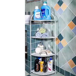 Bath corner shelves interior