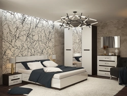 Bedroom Interior With Wenge Bed