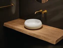 Kosa lavabo bilan hammom dizayni