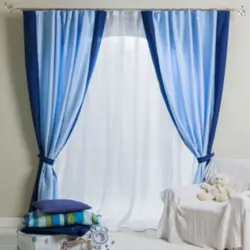 Curtains For A Blue Bedroom What Color Photo