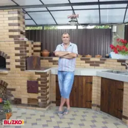 Летние Кухни Из Кирпича Фото