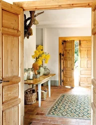 Photo hallway in a village house