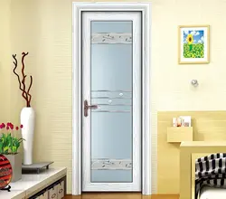 Photo of plastic bathroom doors