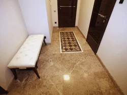 Beautiful floor tiles photo in the hallway