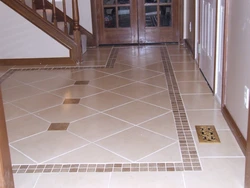 Beautiful floor tiles photo in the hallway
