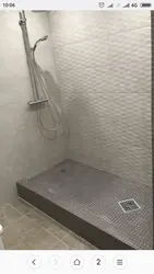 Shower in the apartment photo instead of a bath