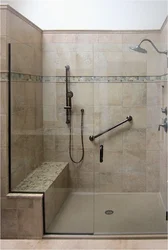 Shower in the apartment photo instead of a bath