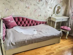 Тахта для спальні фота